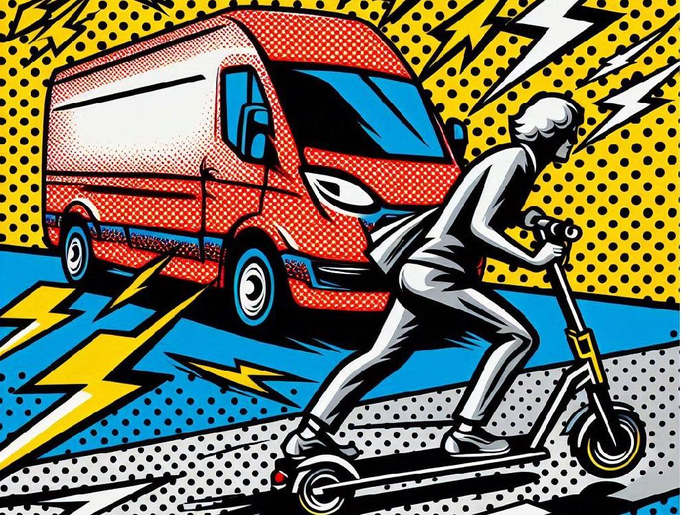 The Battle of the Century? Van Drivers Versus E-Scooters